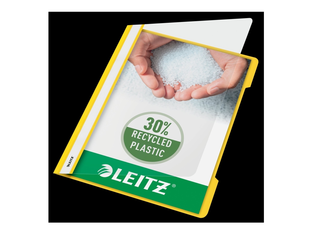 Leitz - Rapportfil - for A4 (210 x 297 mm) - kapacitet: 250 ark - gul