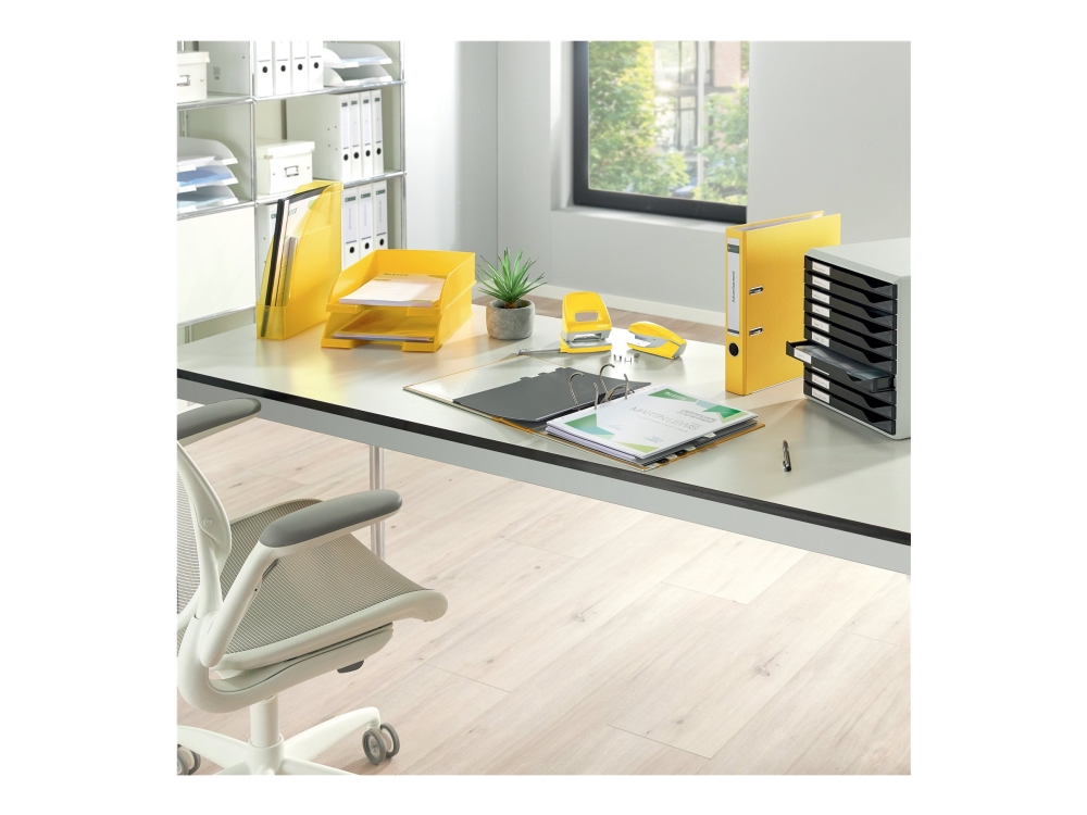 Leitz Presentation File A4 Yellow (25), Gelb, Pvc, A4, 233 Mm, 310 Mm