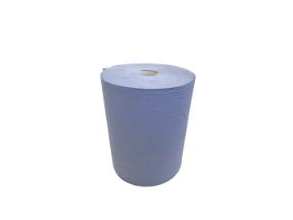 Wischrolle Industrial 2-Lagig Ø27cm B37cmxl350m Recycling Fsc Blau, 1 Rolle/Beutel