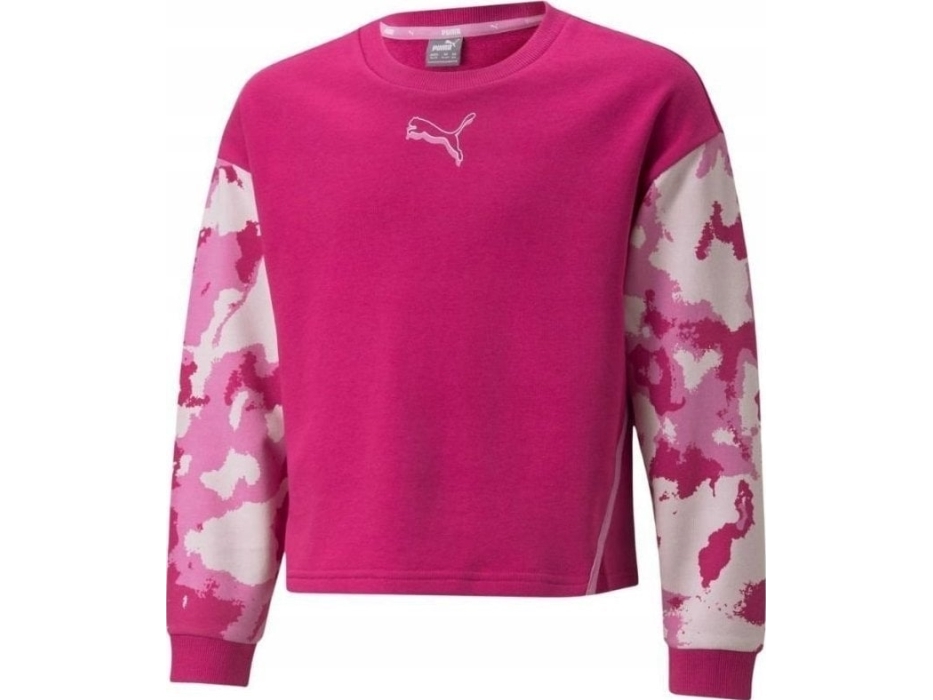Puma Alpha Crew Tr Sweatee Shirt Pink 846941 14 176cm