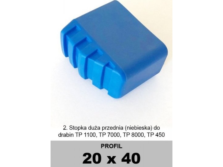 Drabex Fod Til Fritstående Stiger Stor (1 Stk) 20X40 Mm