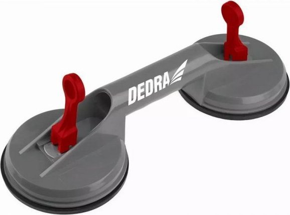 Dedra Przyssawka Dvigubas Stiklinis Siurbtukas 2X118mm, Maks. 60Kg