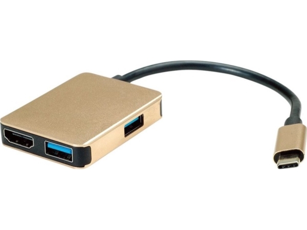 Roline Gold Usb-C Dockingstation/Replicator (12.02.1120)