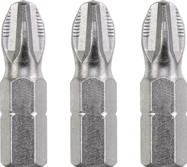 Kwb 121002, 3 Stk, Phillips, 1/4", Ph 2, 25 Mm