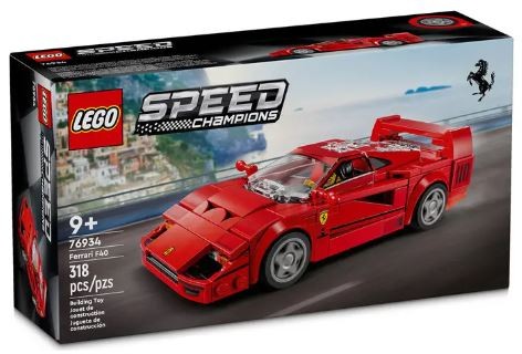 Lego Speed Champions 76934 Ferrari F40 Supersportwagen