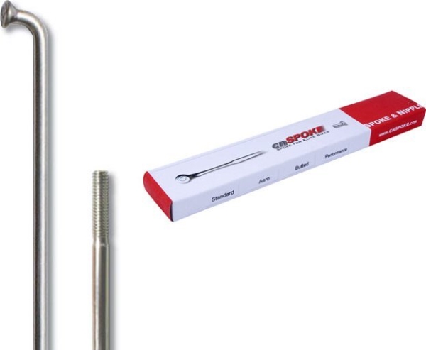 Cn Spoke CNSPOKE 134T 2.3-2.3-2.0 eger i rustfrit stål 300mm sølv 72stk - CN-134T-300-72