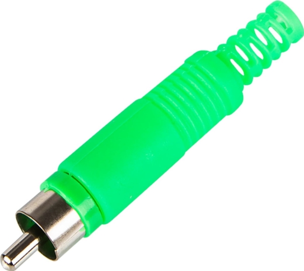 Blow Oem Rca Kištukas (Cinch) Žalias Hq - 20Vnt