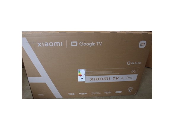 Xiaomi | Qled Tv A Pro 2025 | 65' ' | Smart Tv | Google Tv | 4k Uhd | Black | Damaged Packaging
