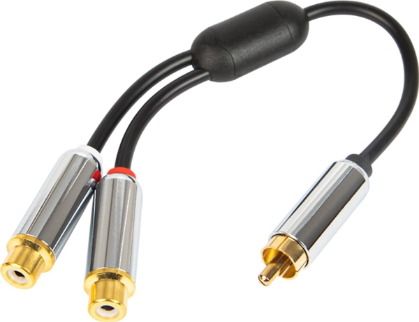 Kabel Blow Rca (Cinch) - Rca (Cinch) X2 0.15M Czarny