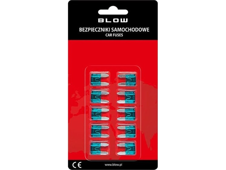 Puhallus 10 kpl MINI 15A (1PH) autosulake