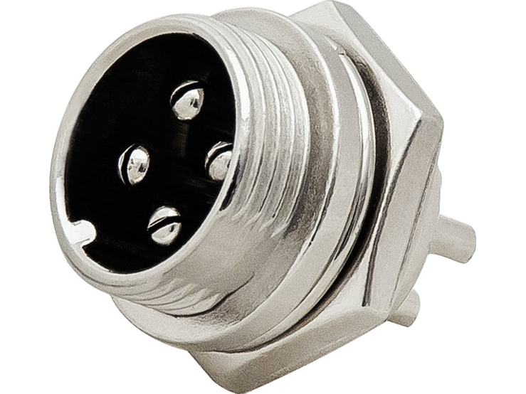 Bländuttag CB mikrofon 4PIN för chassi (1PH) | Tele & GPS - Hobbyradio - Tillbehör | GameStuff