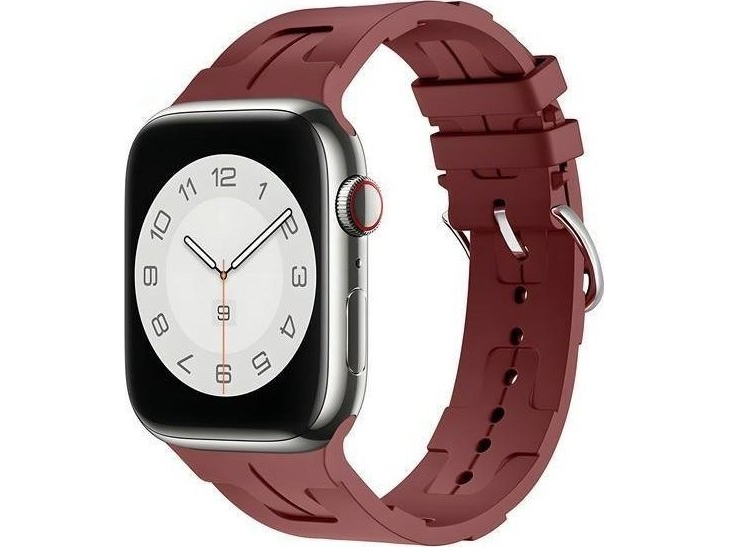 Beline Beline Pasek Apple Watch Silicone Ultra 38/40/41Mm Bordowy /Maroon Box