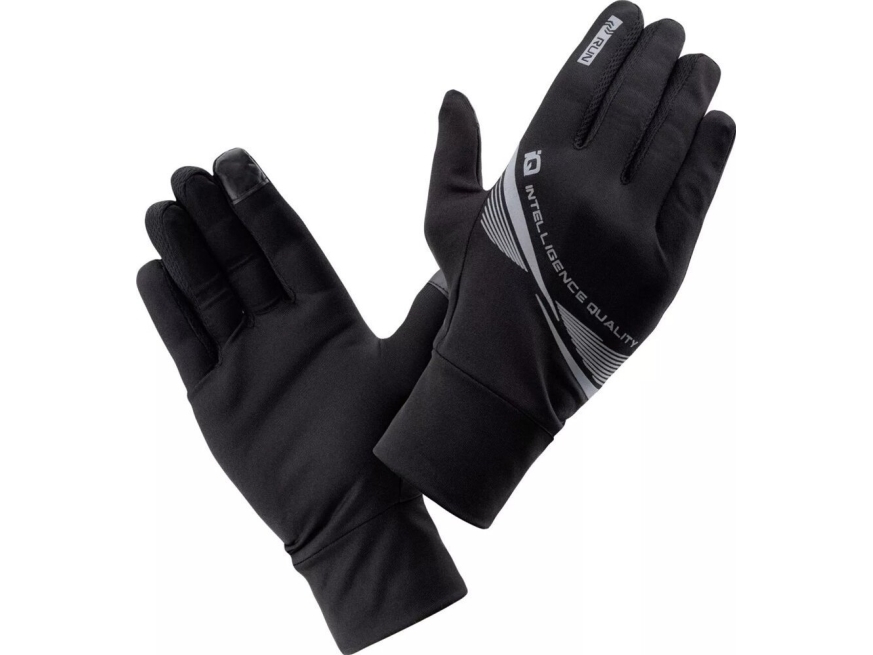 IQ løbehandsker Siena refleks sorte str. S/M