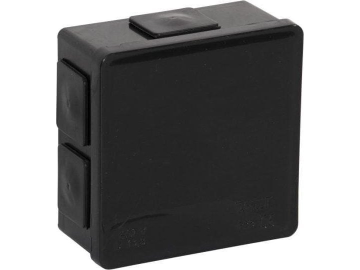 Viplast Unterputzdose Leer 6 Eingänge Vp-02 Klick Schwarz Ip55 86X86x40mm 002-05
