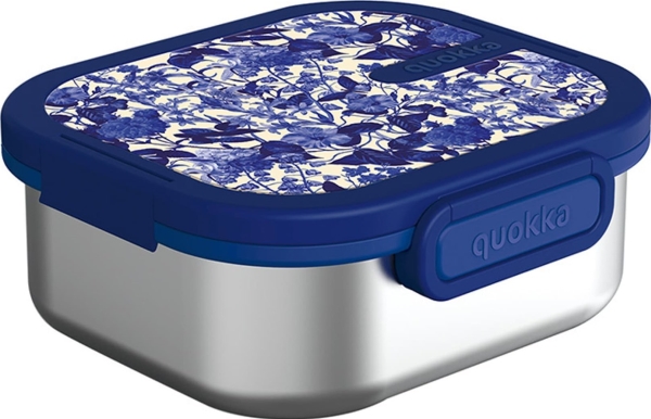 Quokka Kai Aufbewahrungsbox Aus Edelstahl Für Lebensmittel / Lunchbox (Blue Blossom)