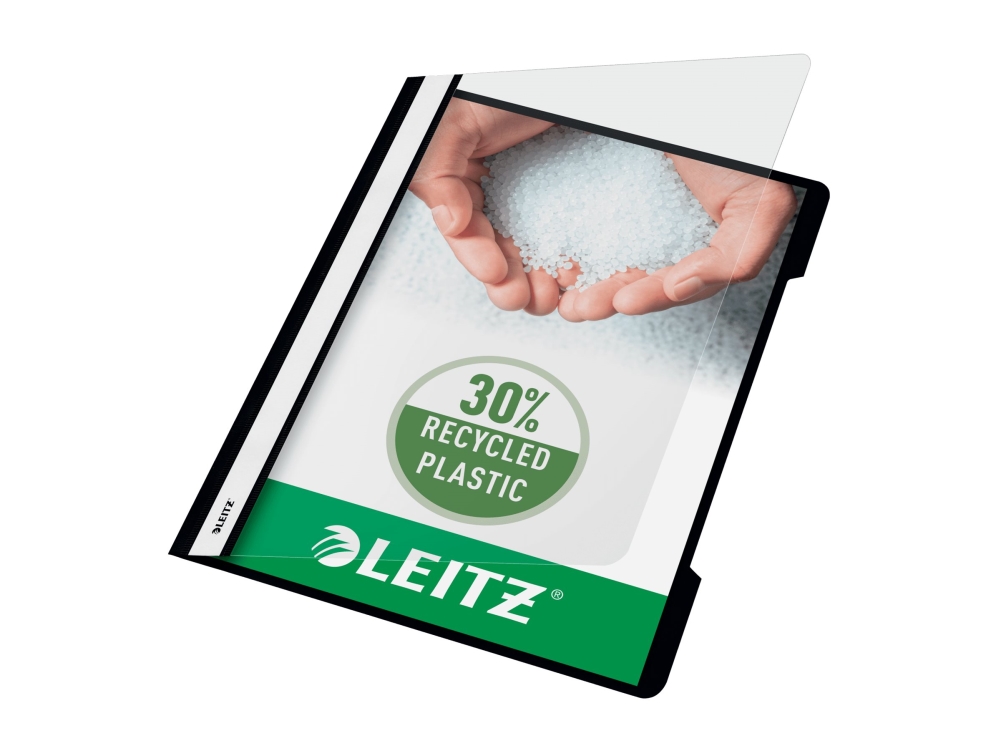 Leitz - Rapportfil - for A4 (210 x 297 mm) - kapacitet: 250 ark - sort