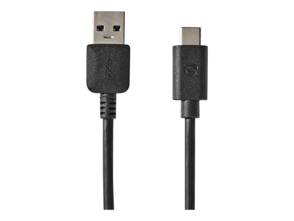 Nedis - Usb-Kabel - 24 Pin Usb-C (Han) Til Usb Type A (Han) - Usb 3.1 - 20 V - 5 A - 2 M - Rund, Usb Power Delivery (5 A, 100 W) - Sort