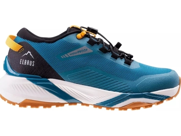 Elbrus Herren-Trekking-Stiefel Elbrus Faren Wp Gr M000212050 Meerestiefen/Schwarz/Safran Größe 42