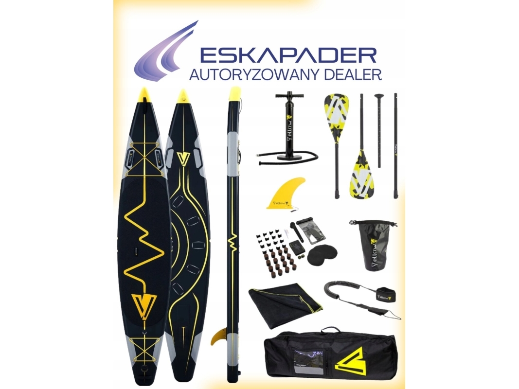 EXTRALINK DESKA SUP 350CM POMPOWANA ZESTAW + WIOSLO SUP-1011