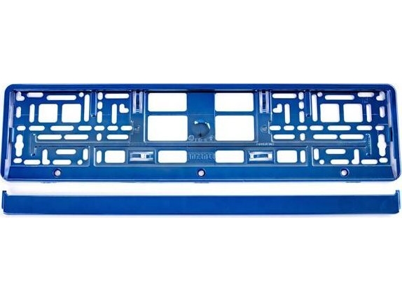 UTAL metalliseret nummerpladeramme blå AMIO-71457/01170N