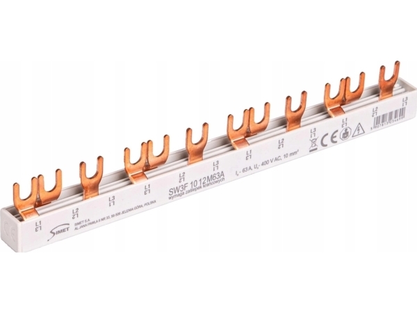 Simet Anslutningsfäste - WIDELINE 3-FAZ 63A 16 MOD. tråd 10MM2 SW3F 10 12M63A 81992006 | N - A | GameStuff