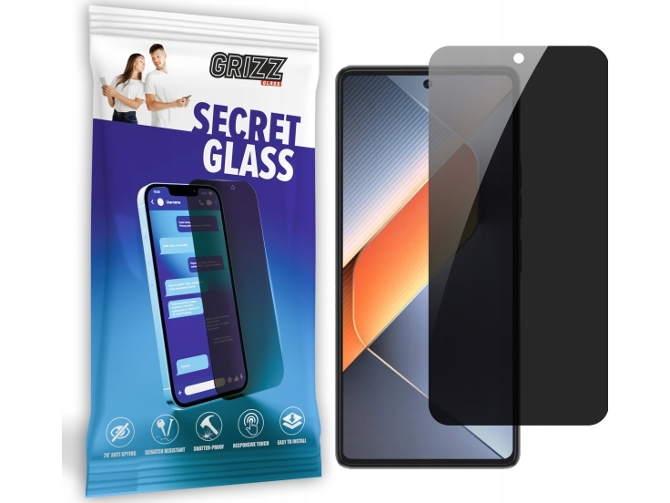 Grizzglass Secretglass Privatlivsglas Til Tecno Pova 6