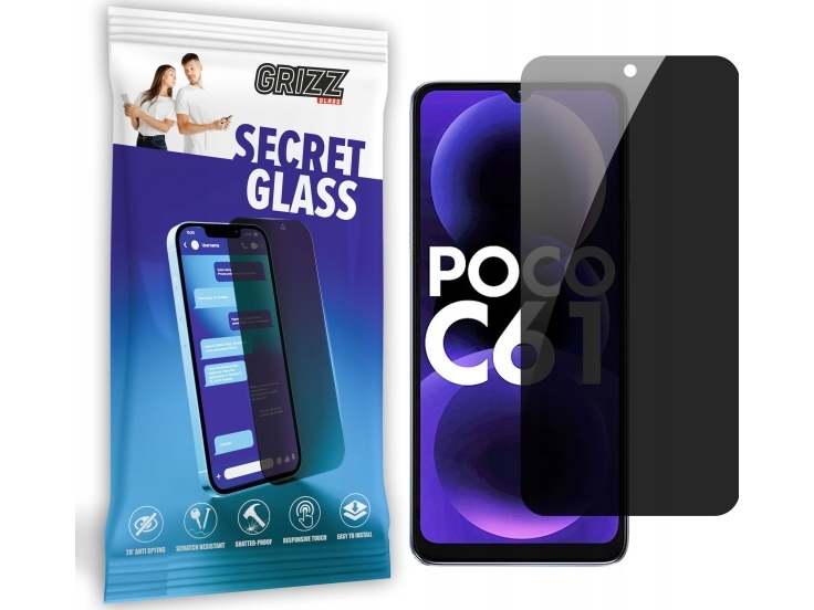Grizzglass Secretglass Privacy Glass Til Xiaomi Poco C61