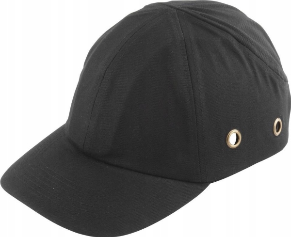 Schutzmütze Mit Krempe – Schwarz