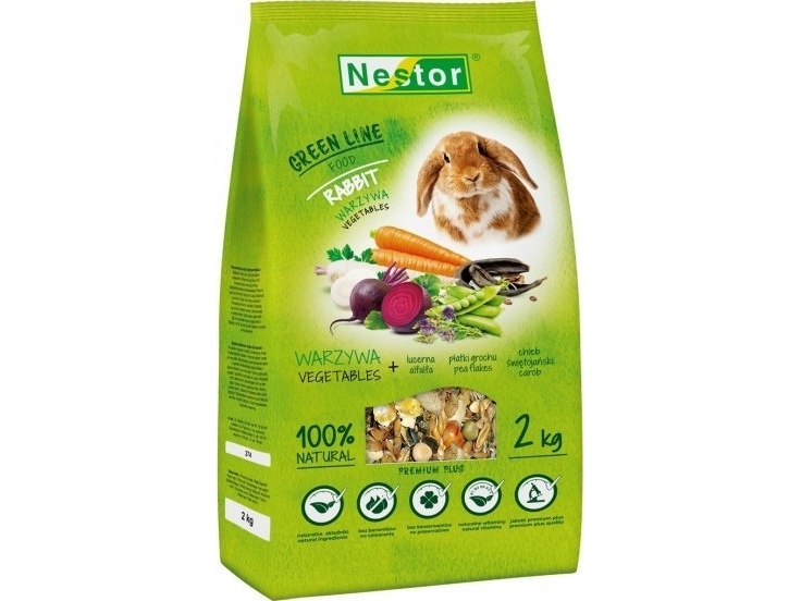 Nestor Green Line Kaninchenfutter 2 Kg