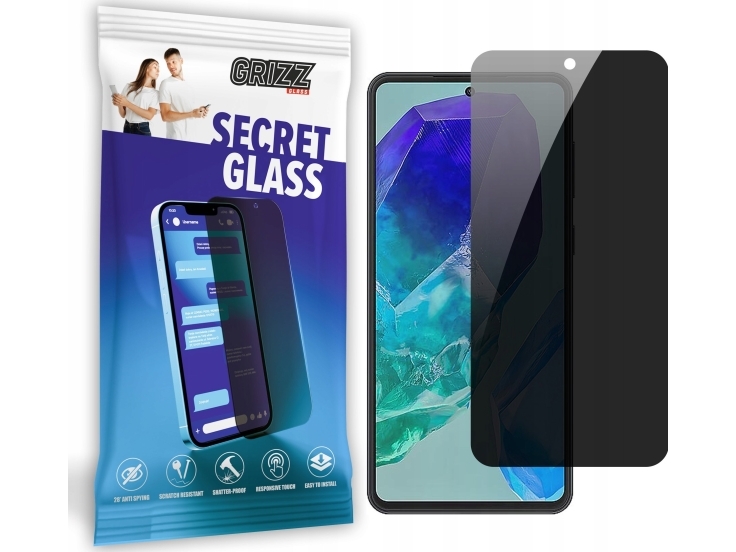 Grizzglass Secretglass Privatbeskyttelse Til Samsung Galaxy M55