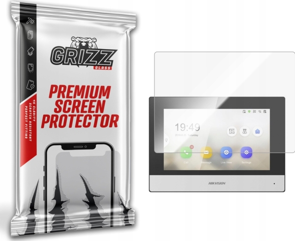 Grizzglass Ceramicfilm Til Hikvision Ds-Kh6320-Wte1-W 7" Videodøråbningssystem
