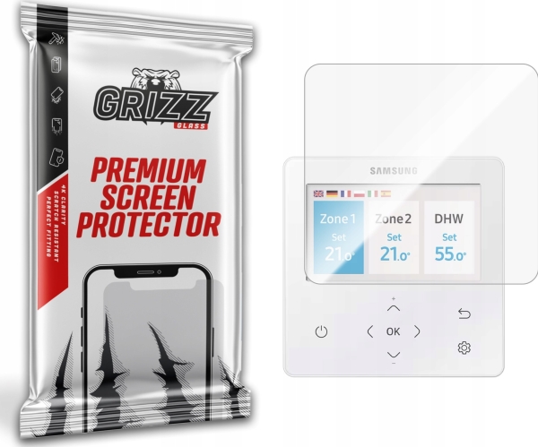 GrizzGlass CeramicFilm för kontrollpanel till Samsung EHS, TDM Plus AE260TNWTEH/EU