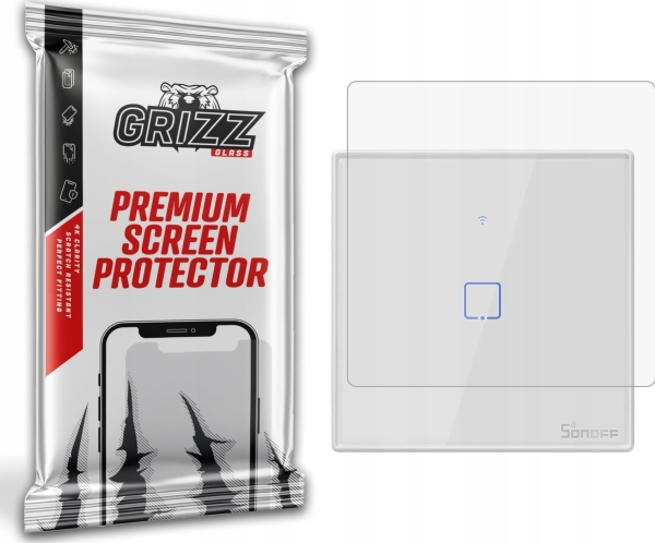 Grizzglass Ceramicfilm Til Smart Lyskontakt Sonoff T2eu1c-Rf