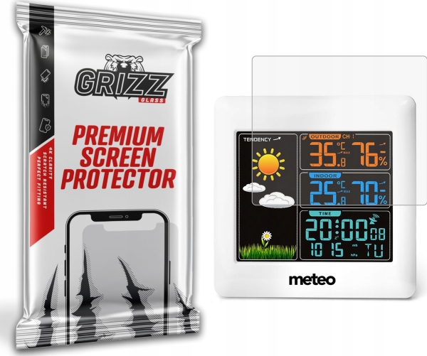Vejrstation Grizzglass Mat Foliefolie Paperscreen Til Meteo Sp93