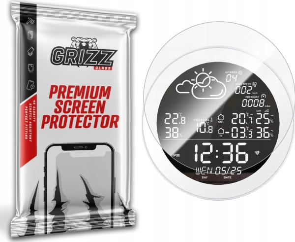 Grizzglass Ceramicfilm Til Setti+ Sms603 Vejrstation
