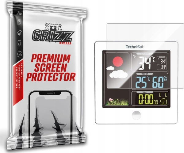 Grizzglass Keramikfolie Ceramicfilm Für Technisat Imeteo X2 Wetterstation