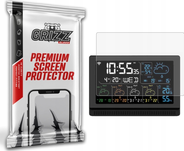 Grizzglass Wetterstation Paperscreen Matte Folie Für Manta Windy Smart Mt0200b Wetterstation