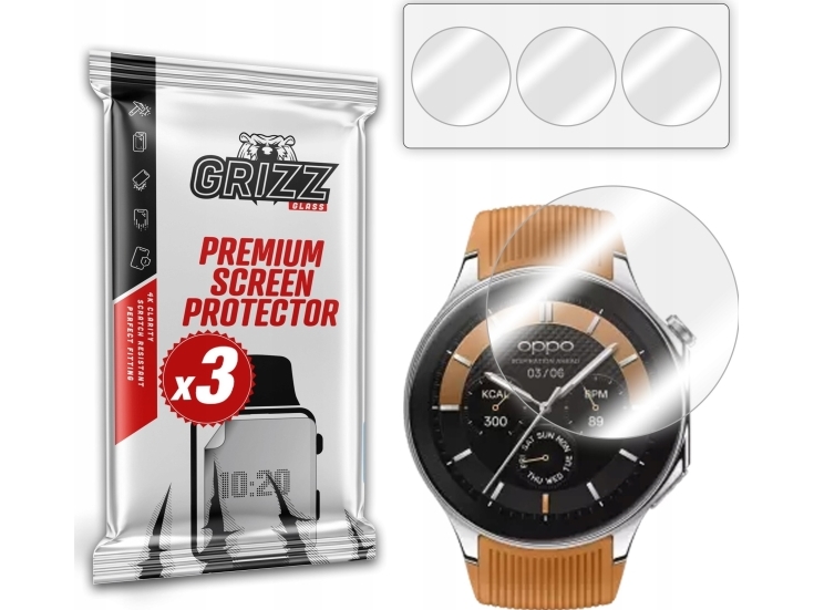 Grizzglass Hydrogel Film Hydrofilm Til Oppo Watch X