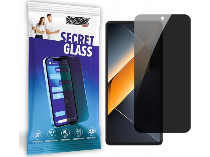 Grizzglass Secretglass Privatlivsglas Til Tecno Pova 6 Pro