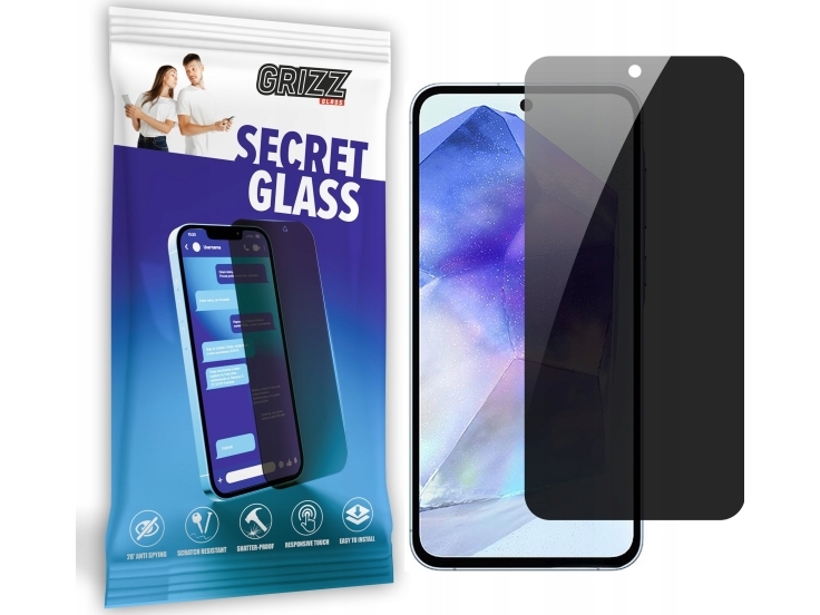 Grizzglass Privacy Glass Grizzglass Secretglass Til Samsung Galaxy A55