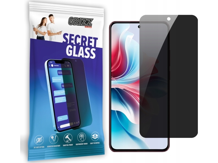 Grizzglass Secretglass Privacy Glass Til Oppo F25 Pro