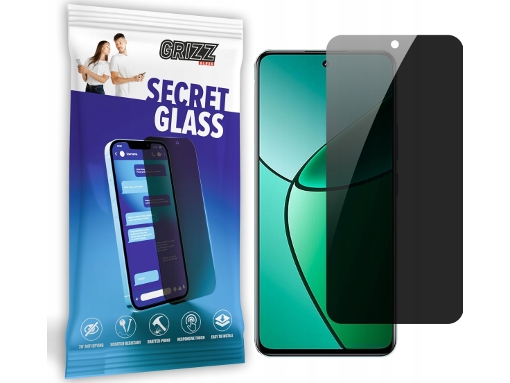Grizzglass Sichtschutzglas Grizzglass Secretglass Für Realme 12 Plus