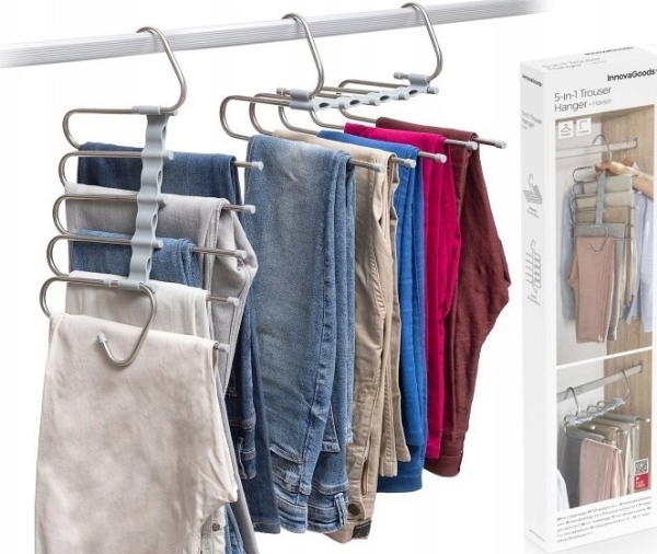 InnovaGoods multifunktionell byx-/buksehängare 5-i-1 | N - A | GameStuff