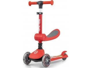 Scooter Fuzzy Red Milly Mally Kinder Dreirad-Roller