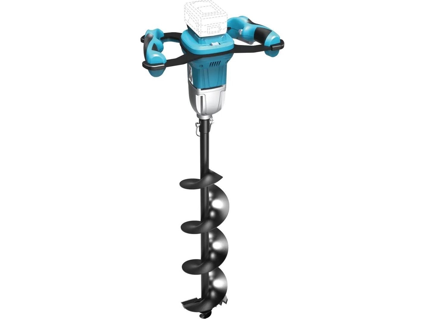 Dedra 18V kulfri jordboremaskine, 15 cm snegl