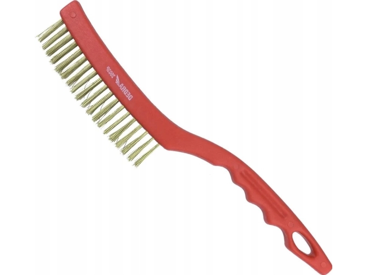 Dedra Trådbørste 3-Rækket, Messing, 340 Mm, Plastikgreb