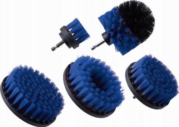 Dedra Rengøringsbørster til boremaskine 5 stk, nylon, hex, 6mm