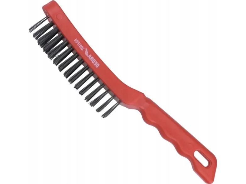 Dedra ståltrådsbørste 5-rækket 270 mm plastgreb