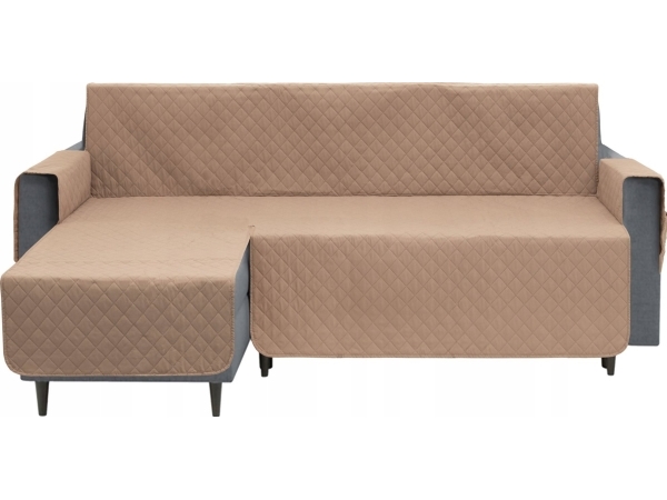 DOGGY 240 cm POKROWIEC PARIS til højre hjørnesofa, beige