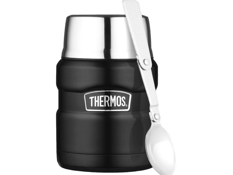 Stålmatta moss King 0,5L matt svart | Utomhus - Camping - Flaskor och vattenflaskor | GameStuff